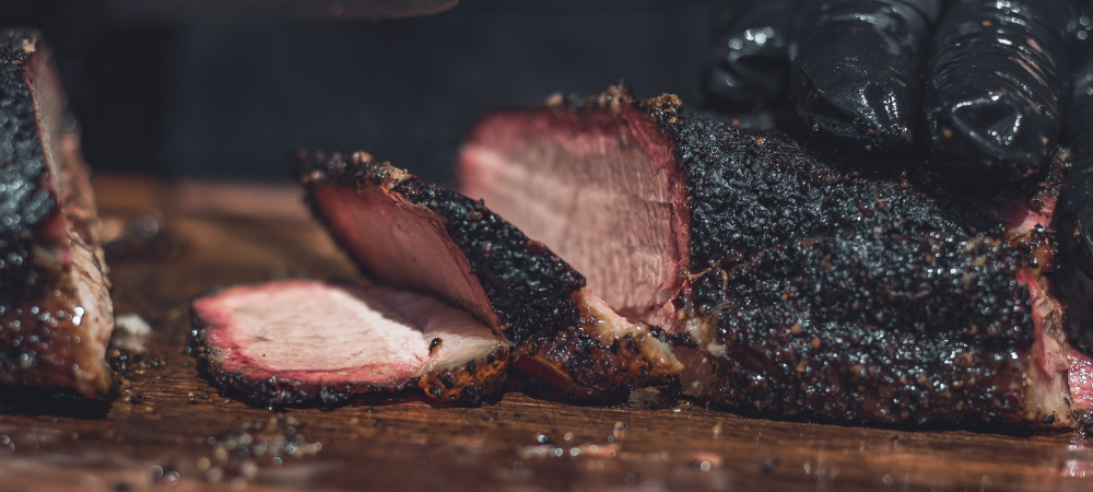 Smoked beef brisket and peppery Syrah