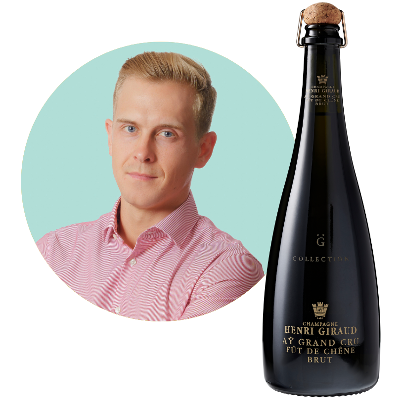 Tom Turner, Trading and Operations Director - Cult Wines - Henri Giraud Fût de Chêne Collection 2000