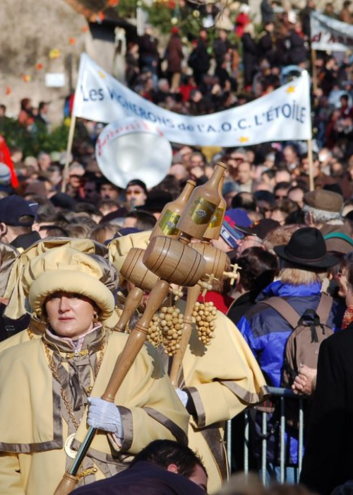 Discovering the wines of Jura at a boisterous wintry festival