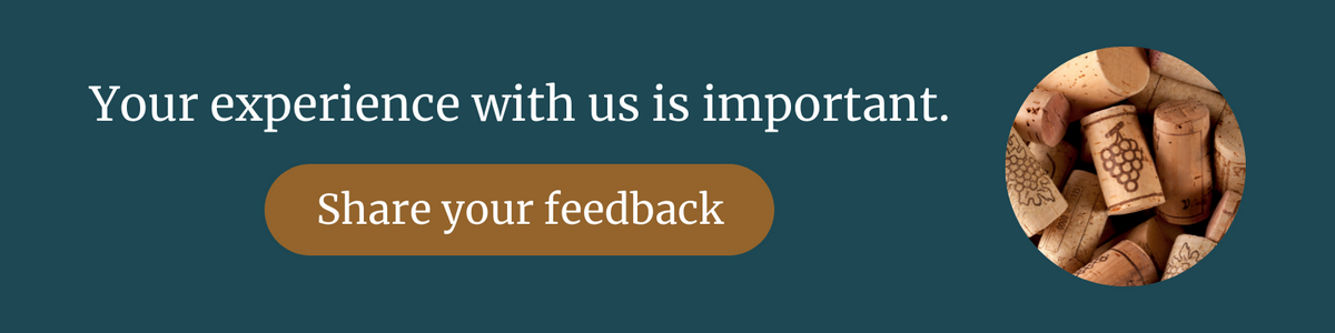 Your experience with us is important. Share your feedback.