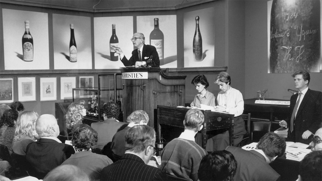 Michael Broadbent at Christie’s specialist wine auctions
