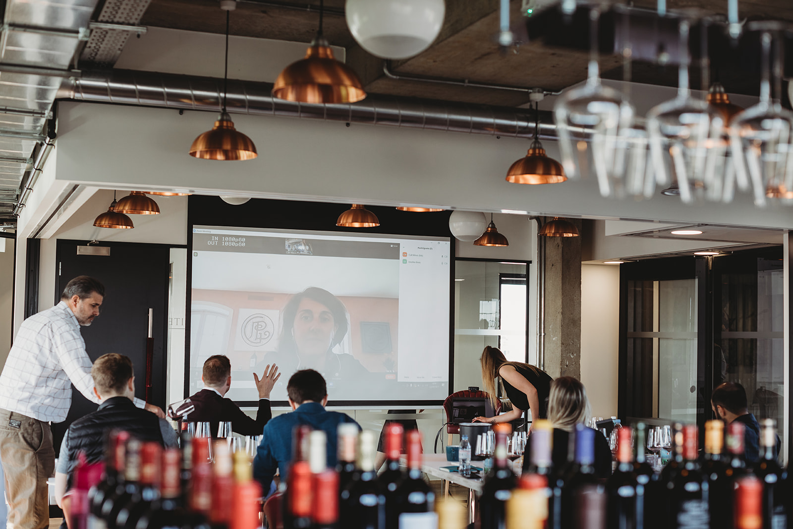 A Bordeaux EP 2020 virtual tasting Tom and the team had in London