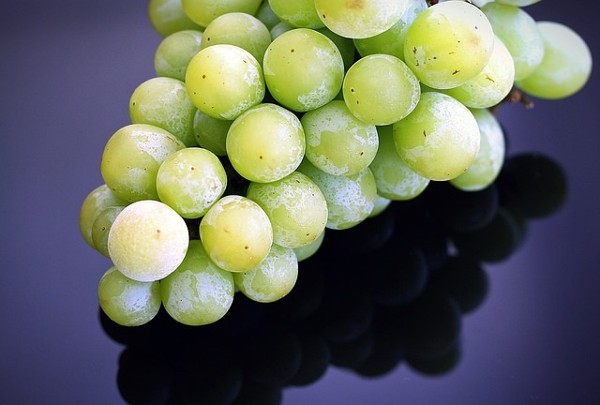 Frozen grapes